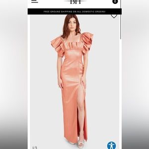 black halo gown. perfect for prom, weddings, etc. never worn. too big on me